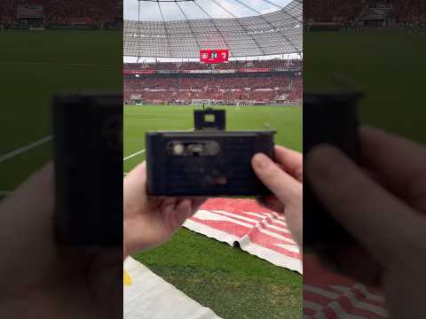 Bayer Leverkusen On A 100 Year-Old Camera ⚽️🎞️ #expiredfilmclub #football #filmcamera #trending #fy