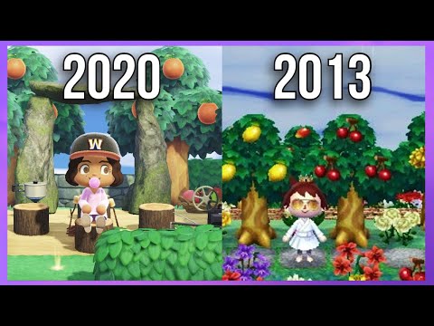 Comparing my 1000+ HOUR ACNH Island to my old ACNL Town