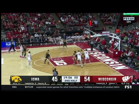 Highlights vs Iowa || Wisconsin Basketball || Jan. 3, 2025