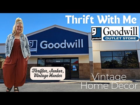 GOODWILL Marathon Thrift Shopping! Vintage Home Decor Hunting