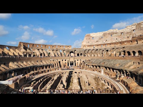 콜로세움 (Colosseo)에서 로마인 함성소리 들리세요? 해전 동물쇼 생사를 건 검투사 경기 등 고대로마인들 핫플레이스 지하세계 코스탄티노 개선문-파리개선문 원형 포로로마노 전경