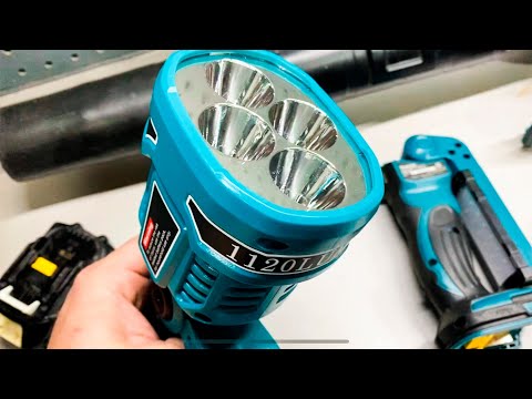 This is an Awesome Bright Flashlight For Under $30 | Makita 18V Knockoff That Looks Promising