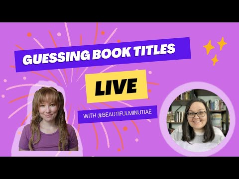 guess the book title game | LIVE with Tiffany