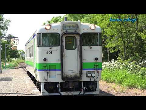 JR北海道札沼線 新十津川駅・於札内駅・豊ケ岡駅 2018年6月6日