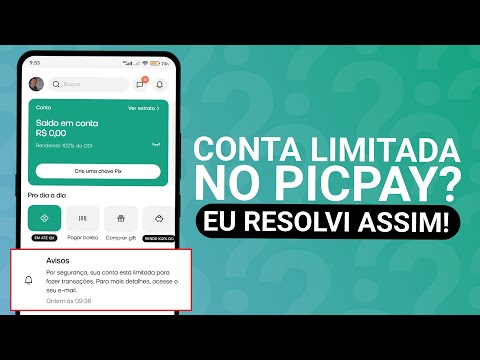 CONTA LIMITADA PICPAY - COMO RESOLVER?