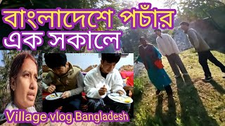 বাংলাদেশে পঁচার এক সকাল   Village Vlog  Pocha / Kalpona South Korea