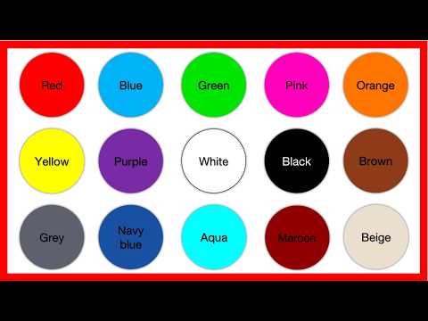 Learn the colours in English 🤔 | British English Pronunciation | Easy learning video