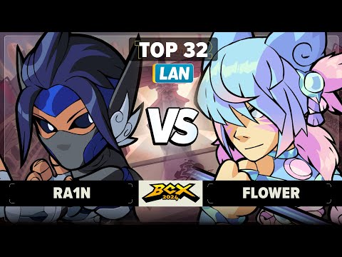 Ra1n vs Flower - Top 32 - Brawlhalla World Championship 2024 - LAN 1v1