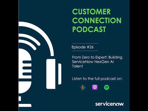 From Zero to Expert: Building ServiceNow NexGen AI Talent