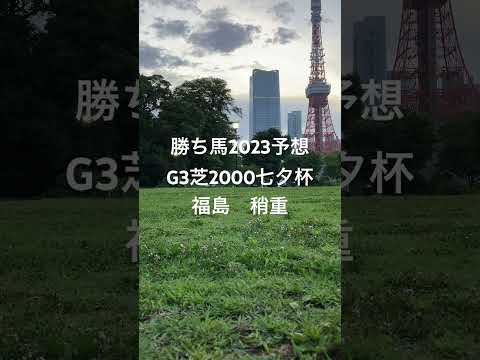 勝ち馬2023/福島芝2000七夕賞前日夜中予想/雨より稍重道悪G3級ハービン,キンカメ,ブラタイ産駒で重はシルバー産駒かベテランより、５歳馬以下の4,(5),10,11,13の4,5頭立て