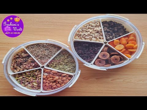 Refilling || asmr || Nuts box || Nuts || Dry fruits