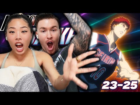 THIS FINALE WAS SOO HYPE!!! | Kuroko No Basket Season 3 Episode 23/24/25 Reaction