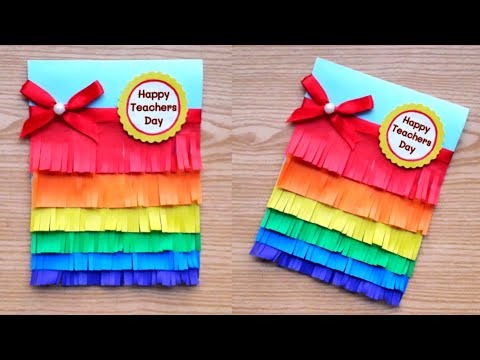 DIY : Easy Teacher's Day Card // Teacher's Day Card From Paper // Teachers Day Cards 2024