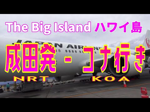 【ハワイ島・コナ・直行便】JAL ・成田コナ直行便　ハワイ諸島の中で最も大きな島、ハワイ島（ビッグ アイランド）への旅。#ハワイ,#ハワイ情報,#The Big Island