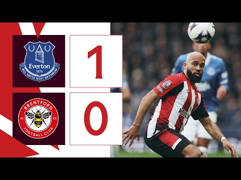 Bees fall to defeat on Merseyside | Everton 1 Brentford 0 | Premier League Highlights