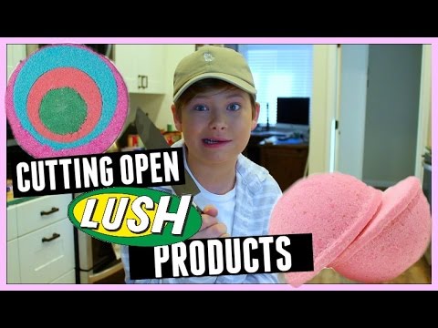 CUTTING OPEN LUSH PRODUCTS + HAUL!