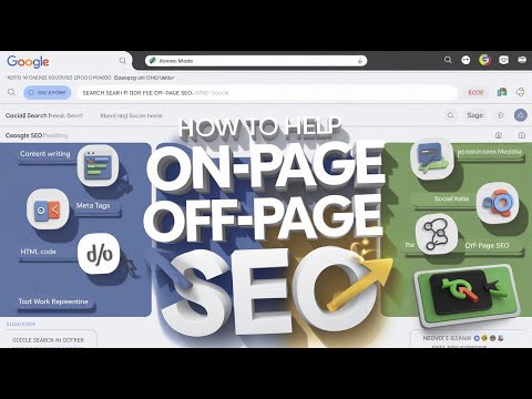 How On Page And Off Page Helps a Website to Get The Top of Google By Golzer