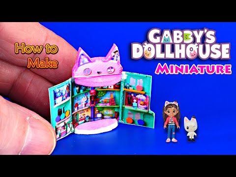 DIY Miniature Gabby Dollhouse | Gabby and Pandy Paws