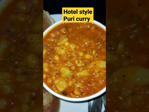 Puri curry#Hotel style puri curry in telugu#vasanthatelugukitchen #shorts #puri curry in telugu