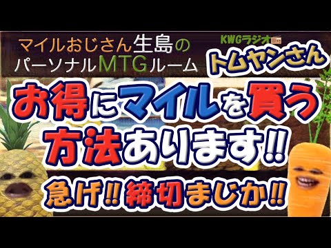 お得にマイルを買う方法あります!!急げ!!締切まじか!!