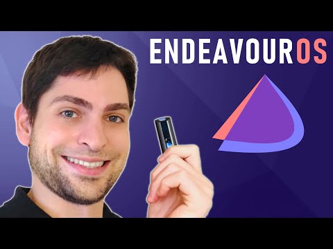 Linux Tips - Install Full EndeavourOS on a USB Drive (2022)