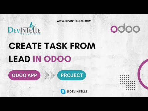 How to Create Task From Lead in Odoo | Odoo Apps Features