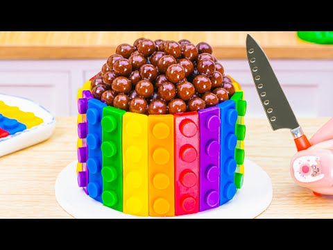 💗Rainbow Chocolate Cake💗How To Make Miniature Chocolate Cake Decorating Ideas by Lotus Cakes