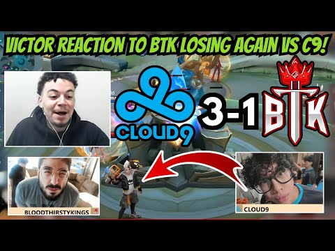 BTK Victor's Reaction To BTK Losing Again Against C9! Mobazane Early Taunt? Basic Fires Back!