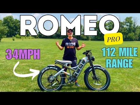 34MPH EBIKE WITH 112 MILE RANGE! WOW! EAHORA ROMEO PRO REVIEW