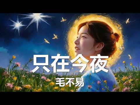 毛不易 - 只在今夜 (歌词) 💗♫