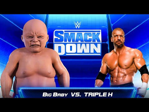 LIVE WWE Match Big Baby Vs Thiple H | Baby Is Back | WWE Raw Fight Live Part 175