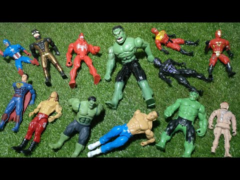 AVENGERS TOYS/Action Figures/Cheap Price/Unboxing/Ironman vs Hulk, Venom vs Spiderman/Superhero