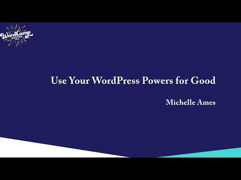 Use Your WordPress Powers for Good