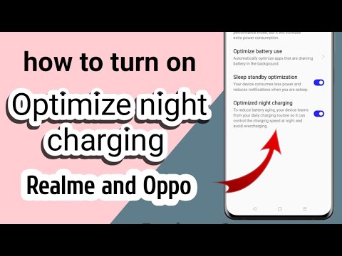 How to turn on optimize battery charging in realme and Oppo