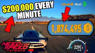 Need For Speed Payback Money Glitch | $200,000k Every 1 Minutes | Payback Money Glitch