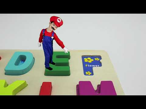 Jump into fun while Mario goes over the ABC's | Fun Educational Video For Kids