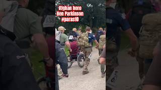 Ben Parkinson injured #veteran at #paras10 #supportourtroops #supportourveterans #tabbing