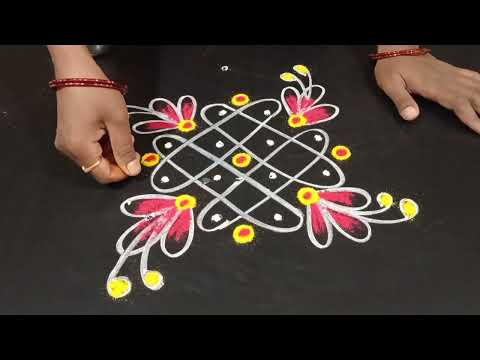 Dhanurmasam muggulu🌷🌷Nela ganta muggulu, Pandaga nela muggulu,Margazhi kolam,Rangoli kolam.