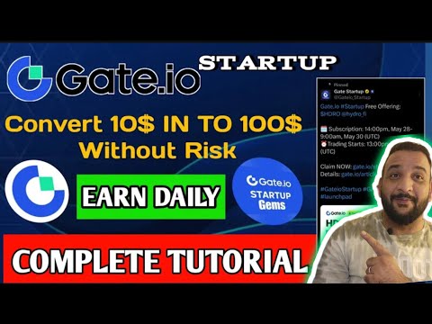 Earn Daily $150 From Gate.io - Crypto Airdrop | How to Join Gate.io Startup Airdrop full details