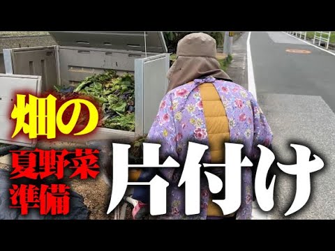 【ひとつあると畑が片付く】キャベツを収穫した後の残渣【残渣ボックス】