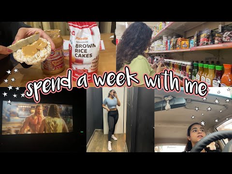 spend a week with me! (grocery shopping, gym, movie night, study etc)