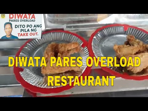 Vlog #1038 First Time To Dine In At Diwata Pares Overload Restaurant Pasay City / Trending Foods