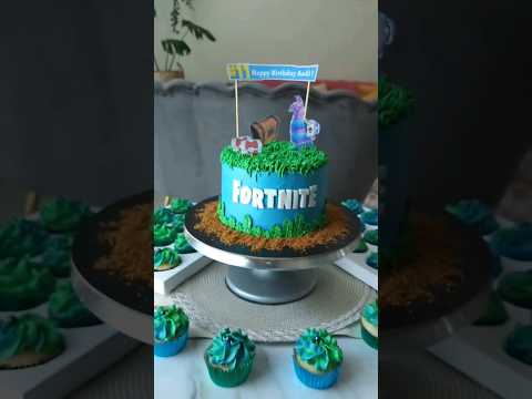 Fortnite Cake , Birthday Cake #fortnite #fortnitecake #birthday#cakeshorts