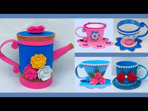 Amazing Craft Ideas | Handmade Toy Cup | How to Make Foam Paper Cup | DIY Mini Toy Cup | DIY Project