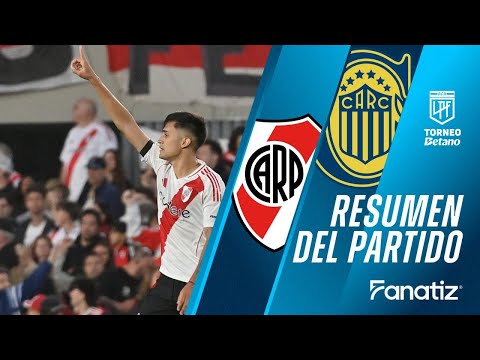 River Plate 4-0 Rosario Central - Resumen del Partido  | #TorneoBetano2024