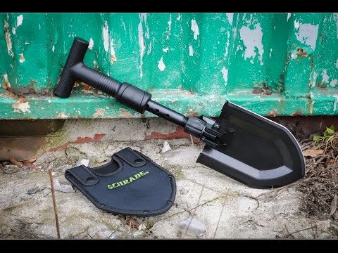 NEW! Schrade SCHSH1 Telescoping Folding Shovel – Best Telescoping Folding Shovel