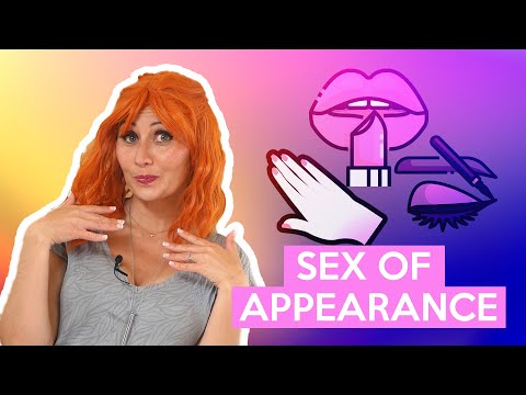 Sex of Appearance : How lashes, lips, nails, hair, and padding relate to sex #education #makeup