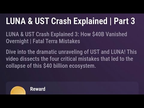 LUNA & UST Crash Explained | Part 3 | Tapswap Code