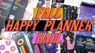 Fall Happy Planner Haul 🎃💀✨📚 #happyplanner