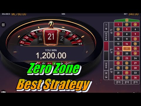 🔥Zero Zone Roulette Strategy🔥  💯% Profit 👍